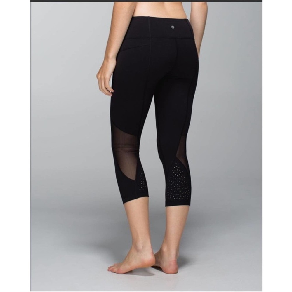 Lululemon Wunder Under II Crop Laser Cut